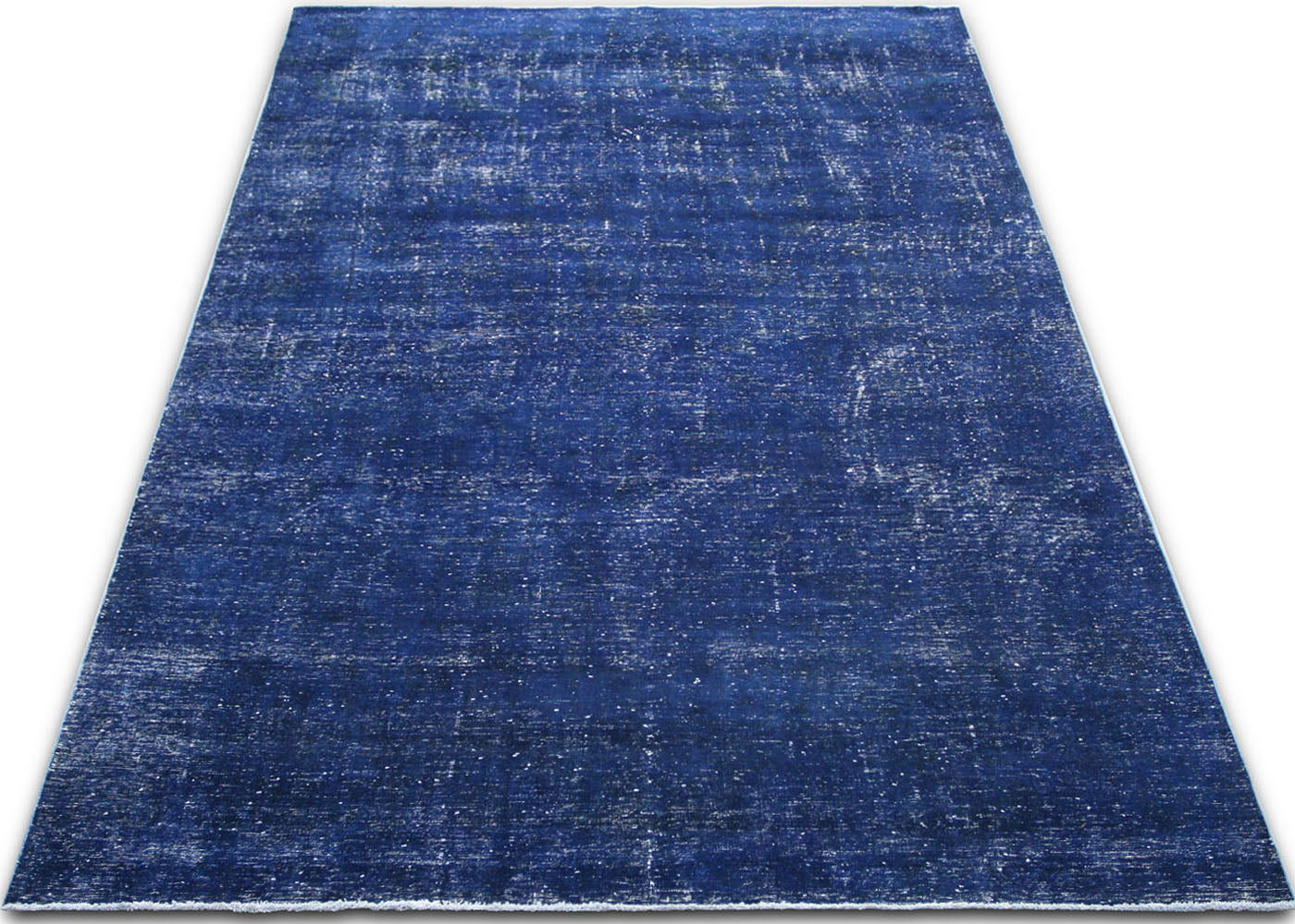 Vintage Persian Kerman Overdyed Rug - 9'9" x 16'