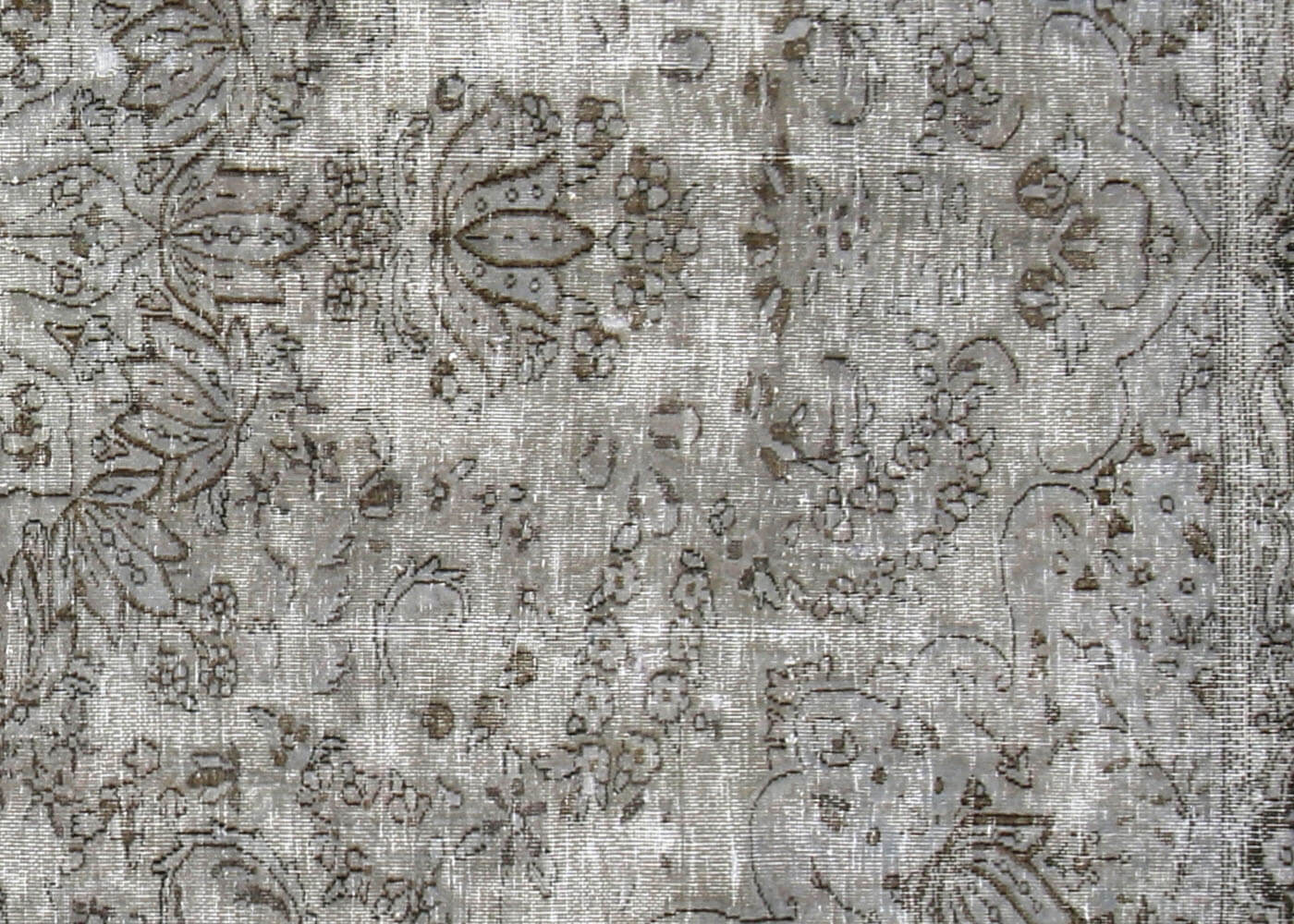 Vintage Persian Kerman Overdyed Rug - 6'9" x 8'9"