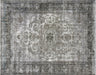 Vintage Persian Kerman Overdyed Rug - 6'9" x 8'9"