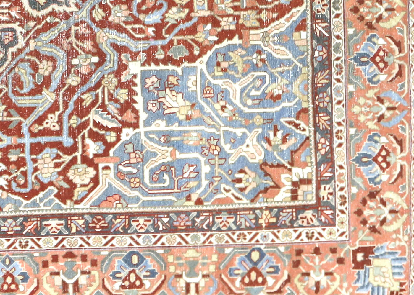 Semi Antique Persian Melayer Rug - 10'11" x 12'11"