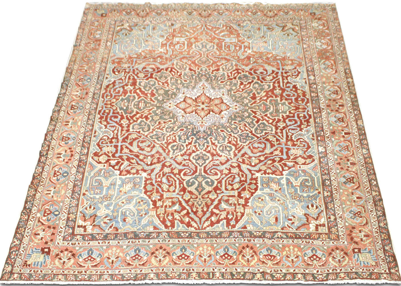 Semi Antique Persian Melayer Rug - 10'11" x 12'11"