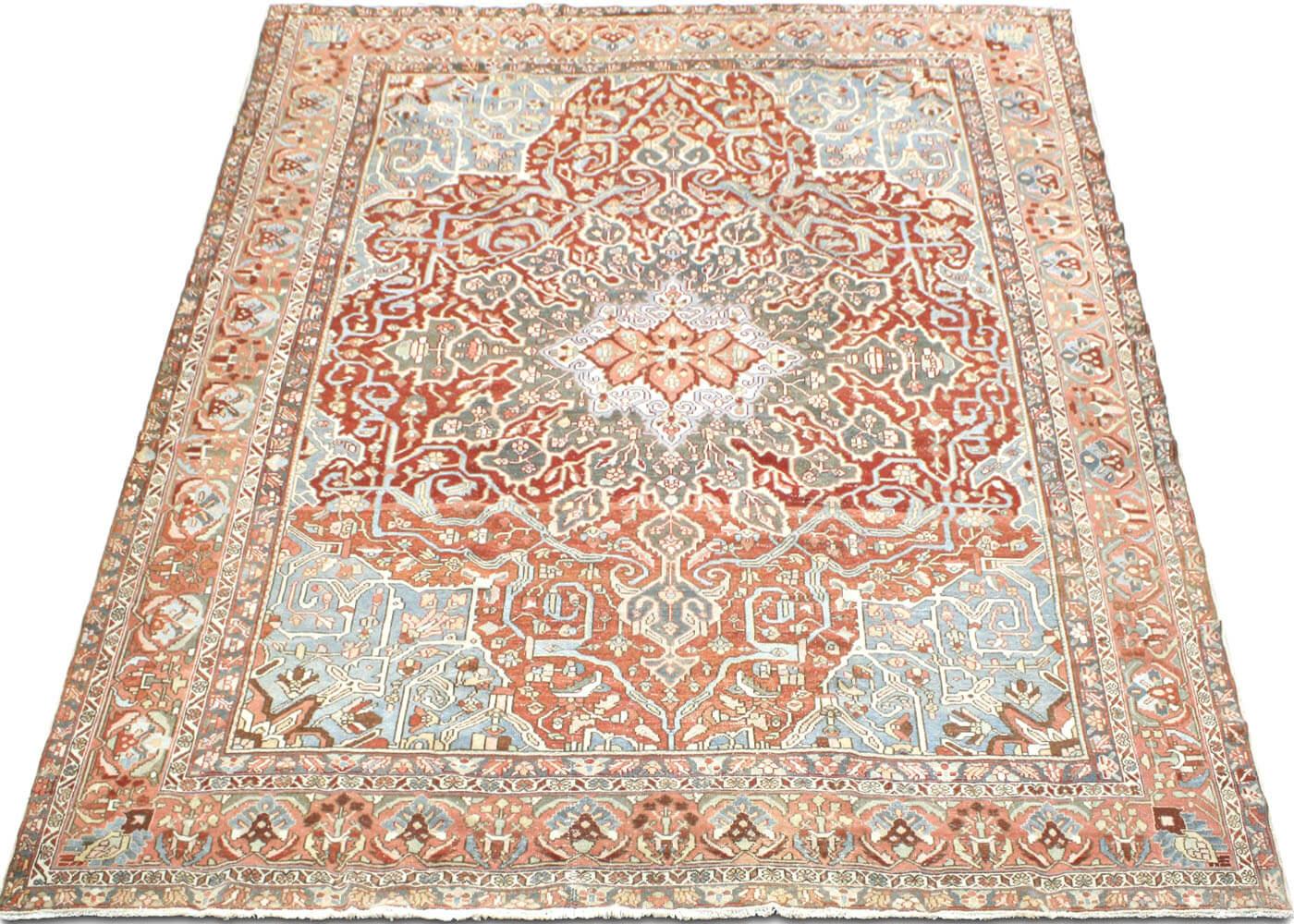 Semi Antique Persian Melayer Rug - 10'11" x 12'11"