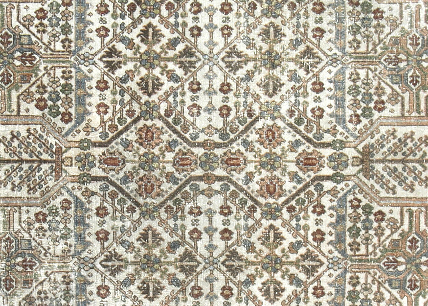 Semi Antique Persian Joshagan Rug - 7'7" x 11'1"