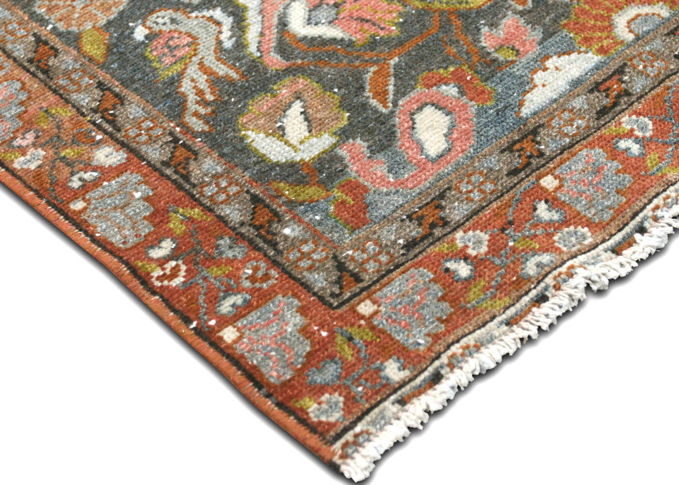 Semi Antique Persian Melayer Runner - 2'5" x 15'5"