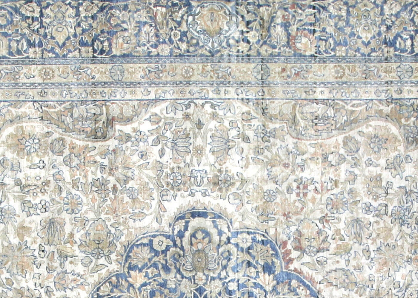 Semi Antique Persian Kerman Rug - 11'9" x 15'9"