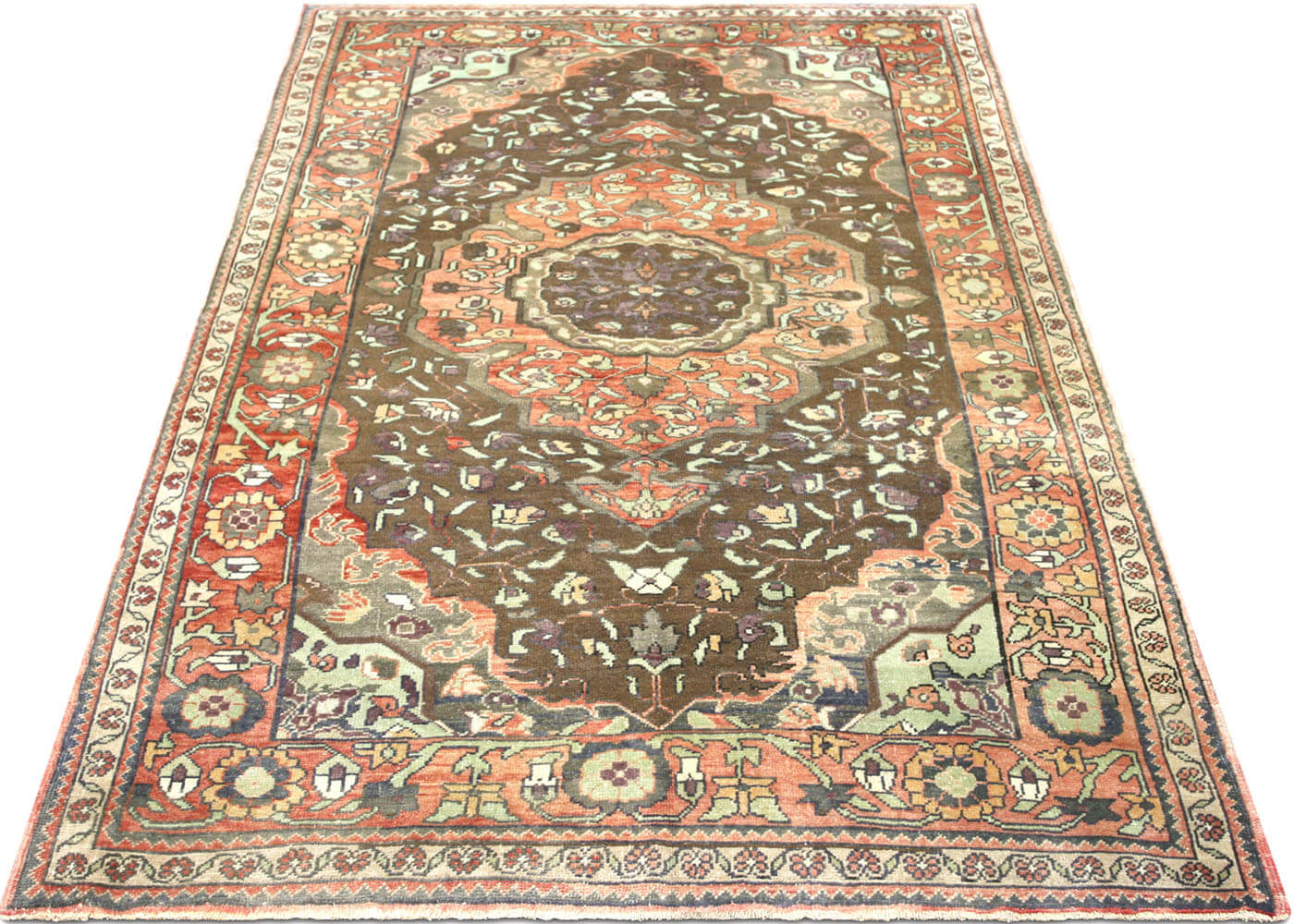 Vintage Turkish Oushak Rug - 5'4" x 9'4"