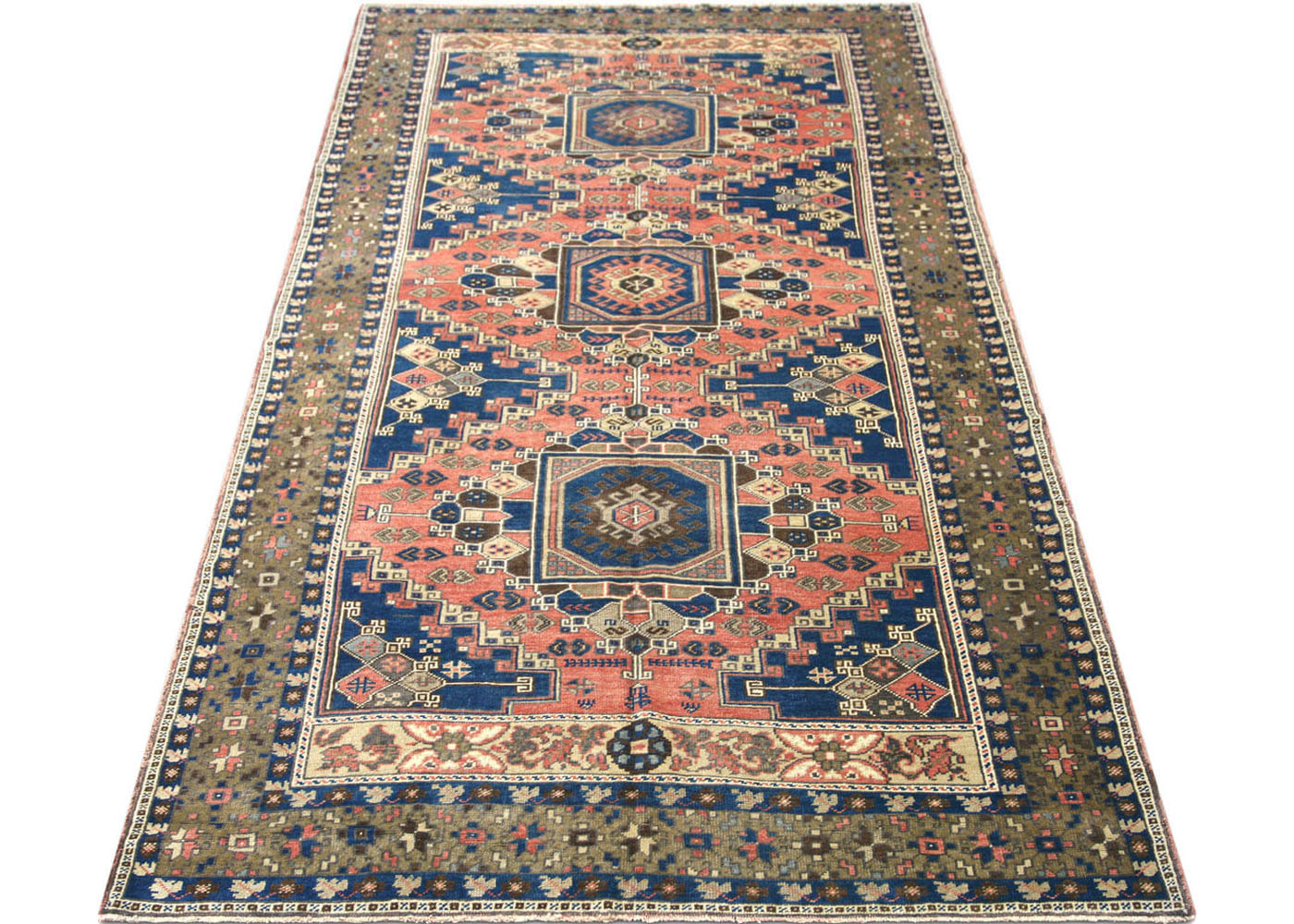 Vintage Turkish Oushak Rug - 5'5" x 10'11"