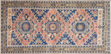 Vintage Turkish Oushak Carpet - 5'5" x 10'11"