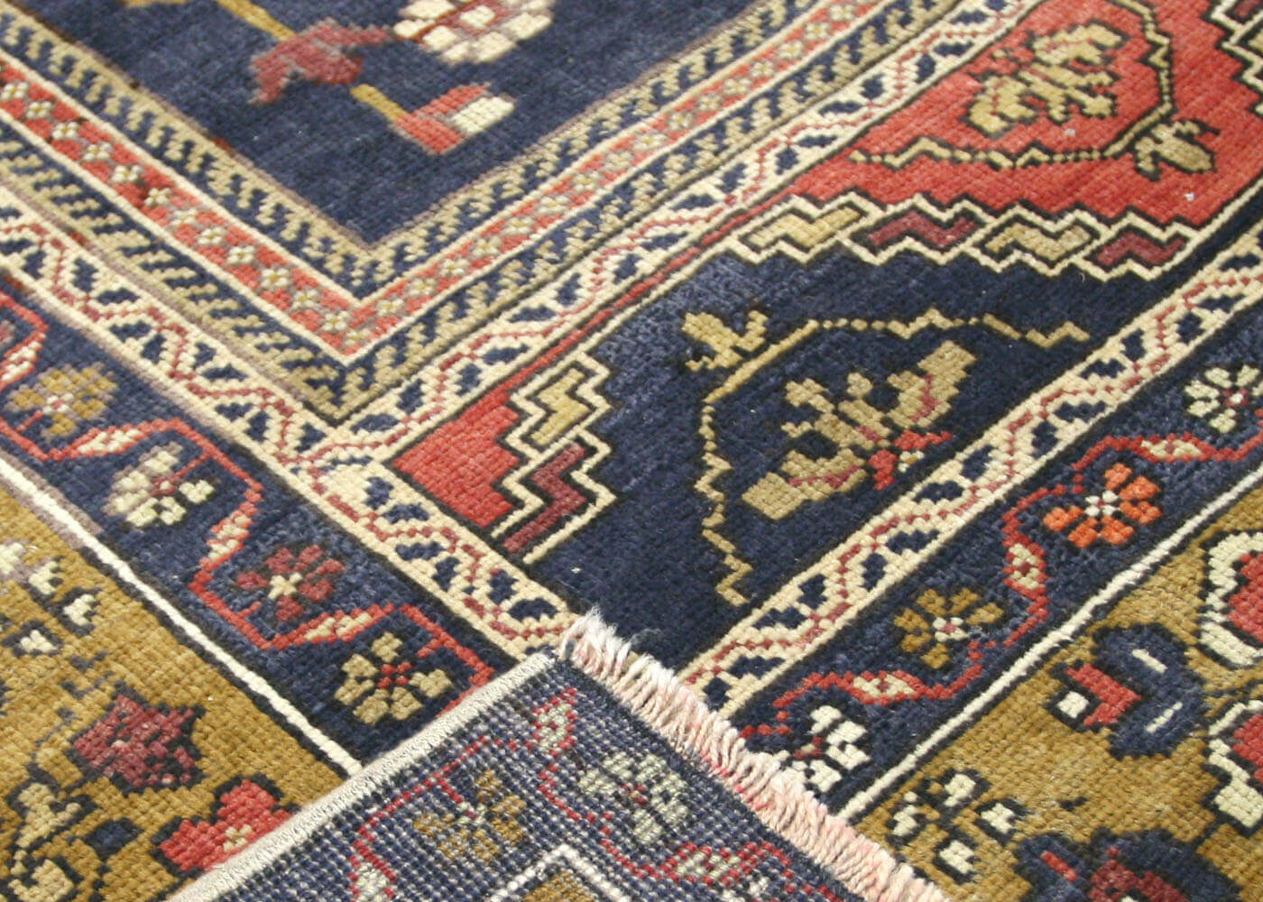 Vintage Turkish Oushak Rug - 6'1" x 10'7"