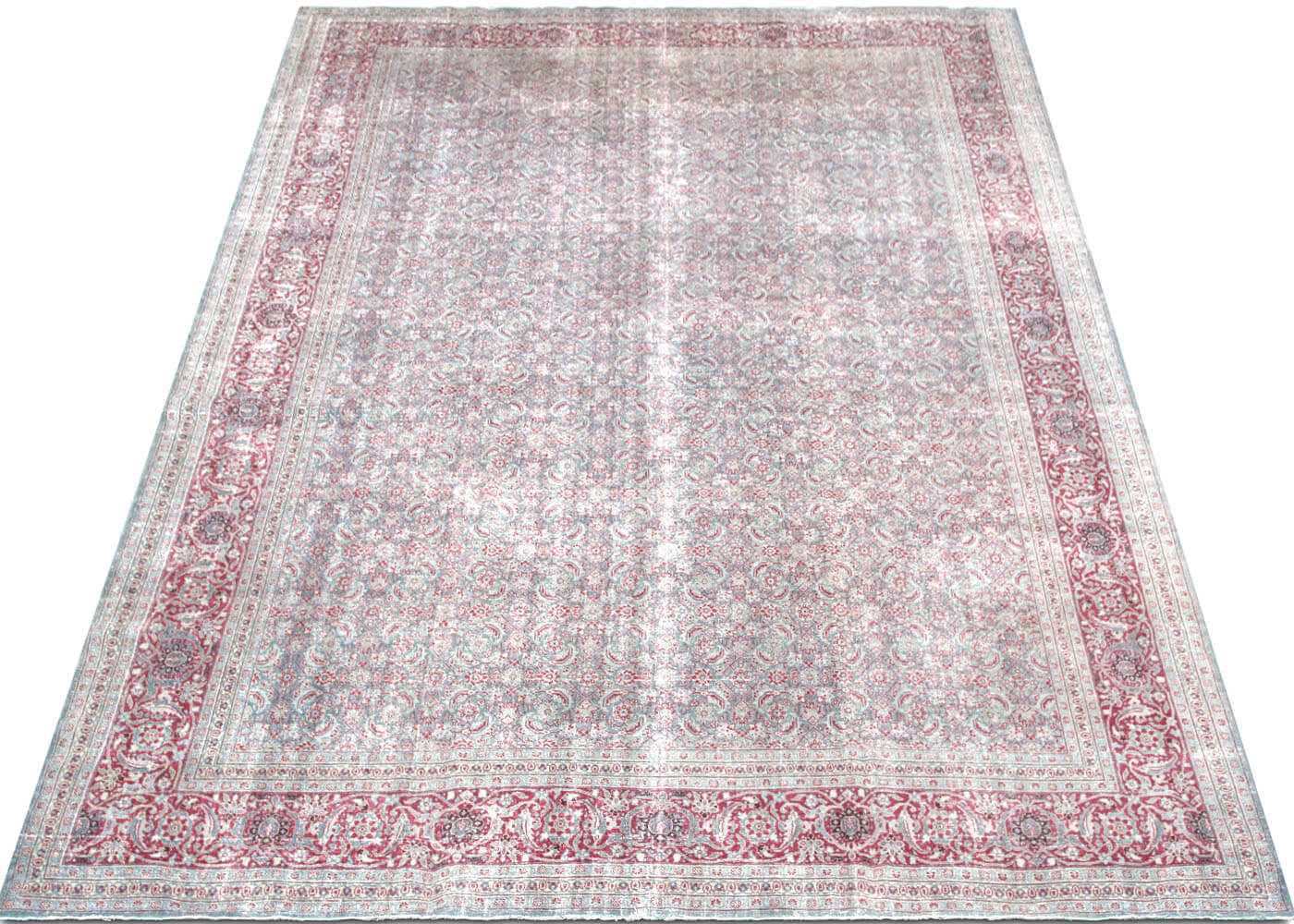 Semi Antique Persian Tabriz Rug - 11'5" x 16'