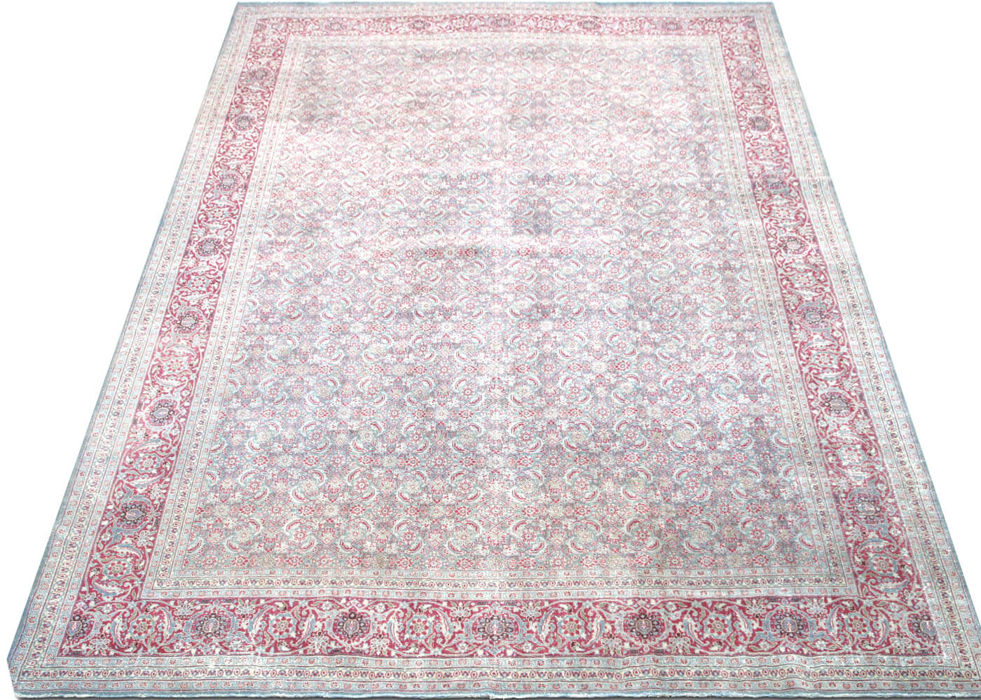 Semi Antique Persian Tabriz Rug - 11'5" x 16'