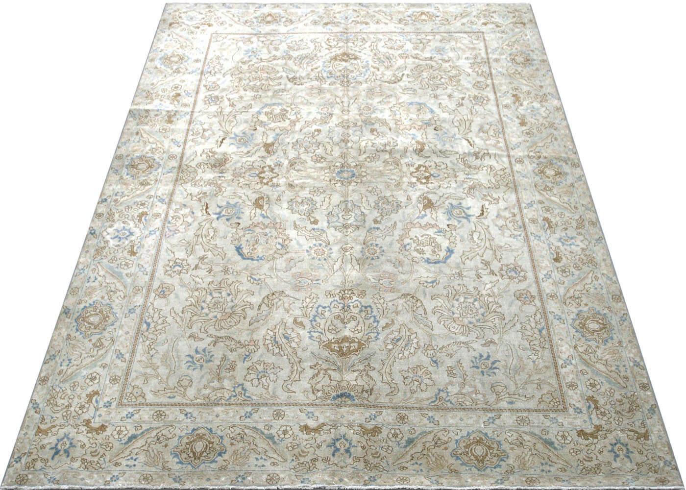 Semi Antique Persian Tabriz Rug - 8'5" x 10'11"