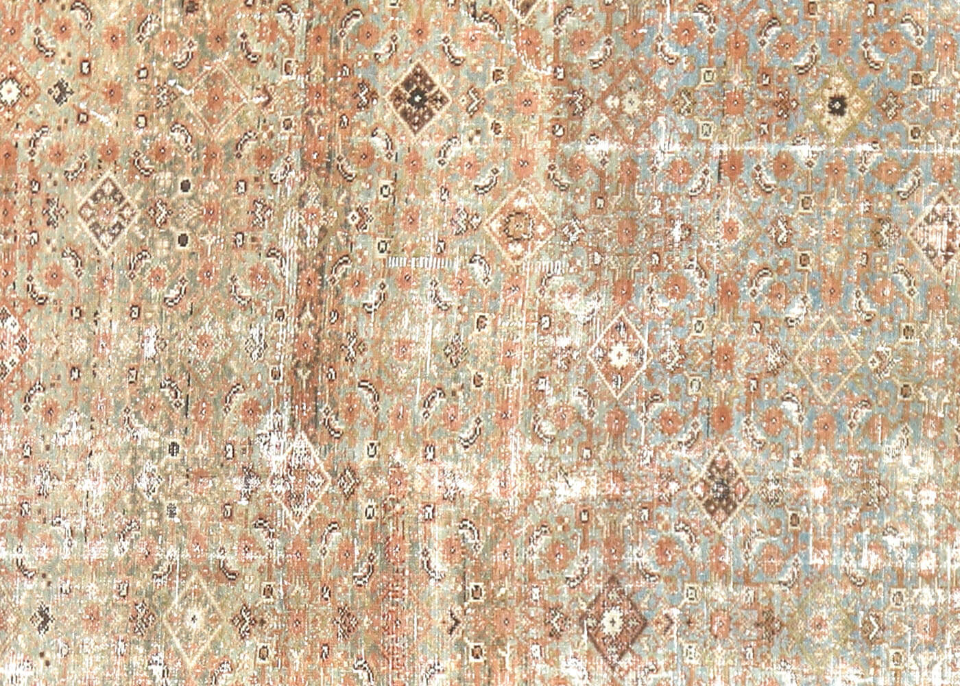 Semi Antique Persian Melayer Rug - 6'8" x 16'8"