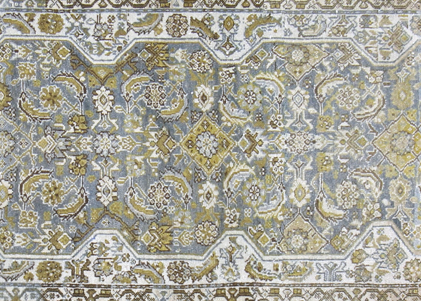 Semi Antique Persian Melayer Runner - 3'1" x 11'4"