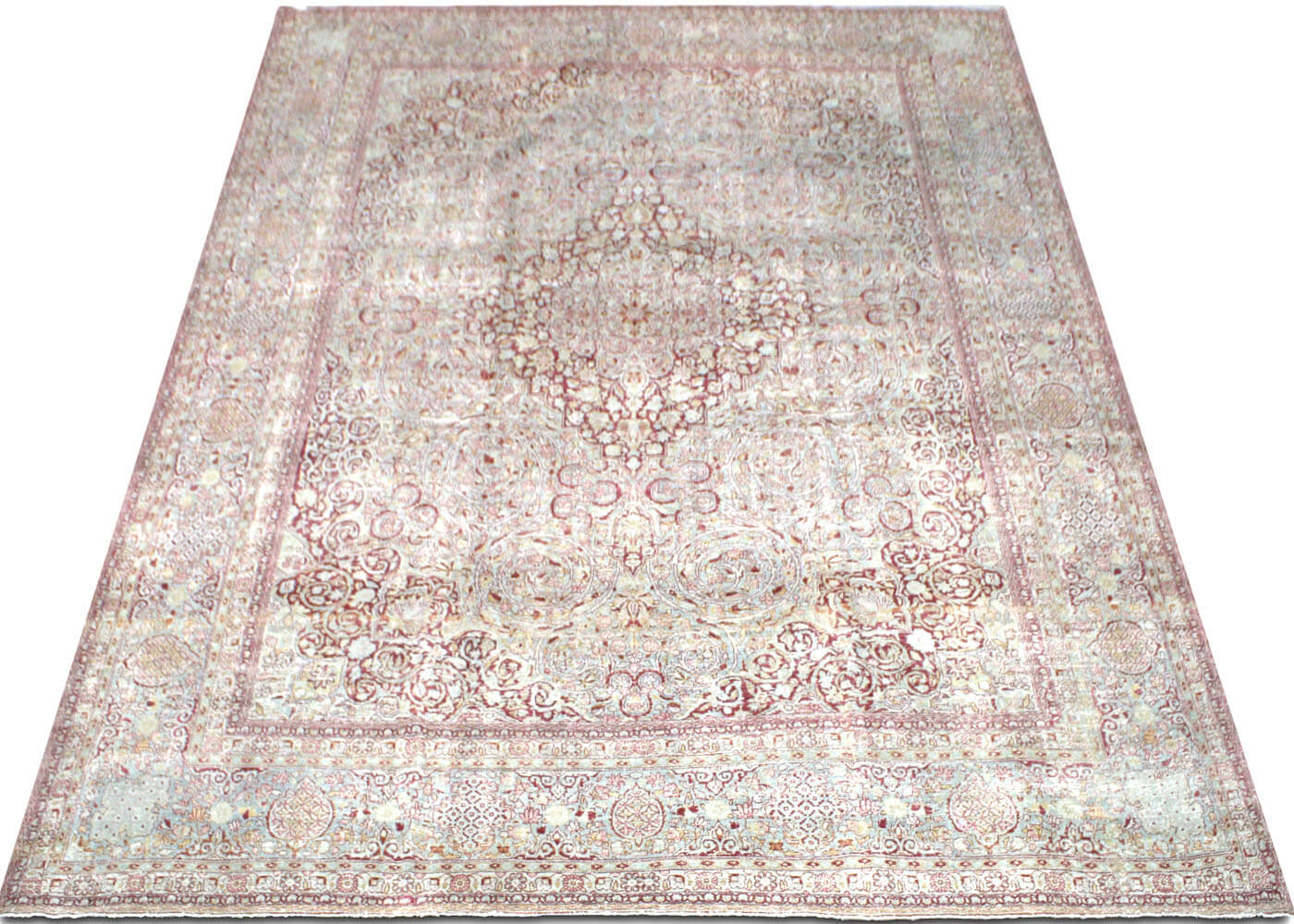 Semi Antique Persian Kerman Rug - 11'7" x 14'11"