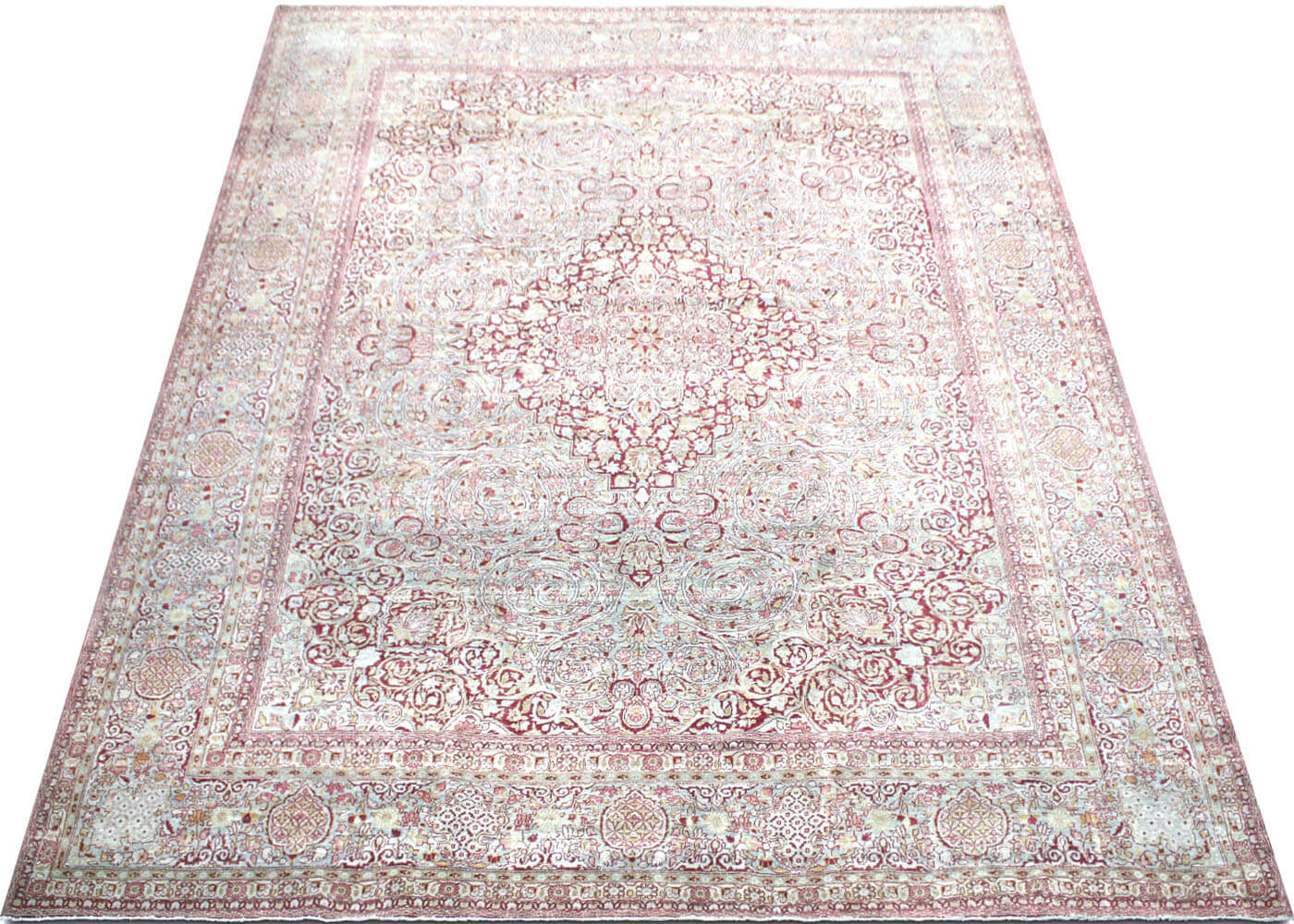 Semi Antique Persian Kerman Rug - 11'7" x 14'11"