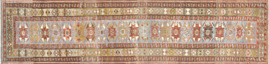 Semi Antique Persian Melayer Runner - 3'1" x 13'