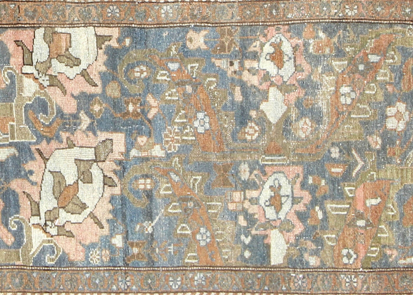 Semi Antique Persian Melayer Runner - 2'11" x 15'0"