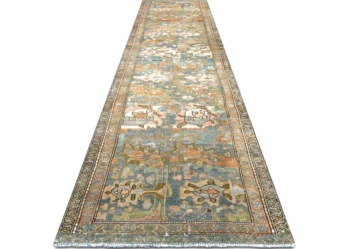Semi Antique Persian Melayer Runner - 2'11" x 15'0"