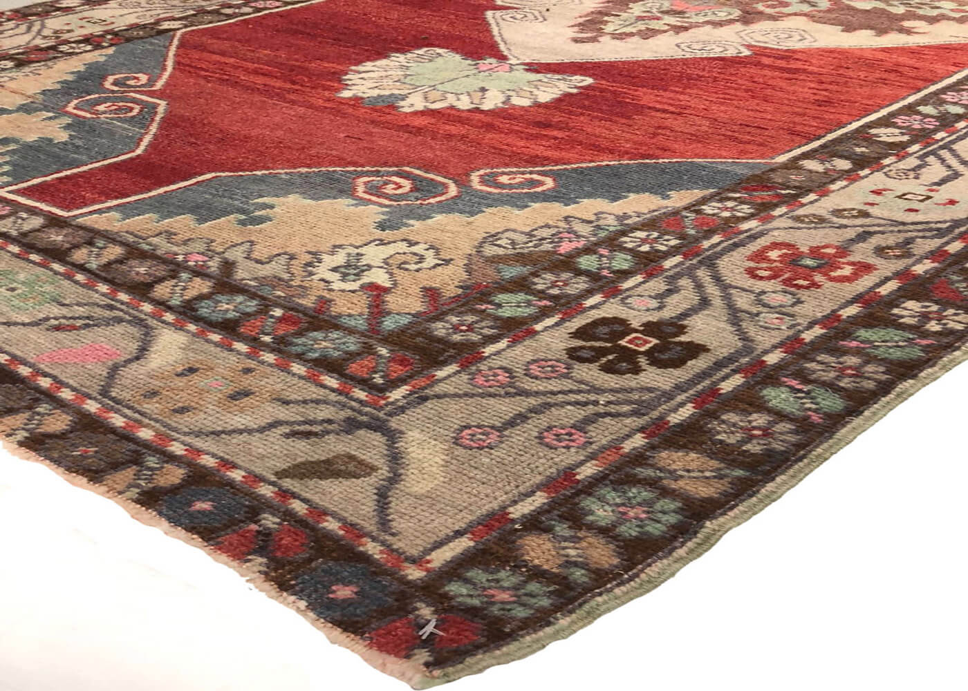 Vintage Turkish Oushak Runner - 3'5" x 10'8"