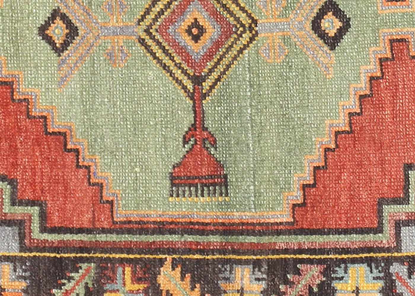 Vintage Turkish Oushak Rug - 2'8" x 4'2"