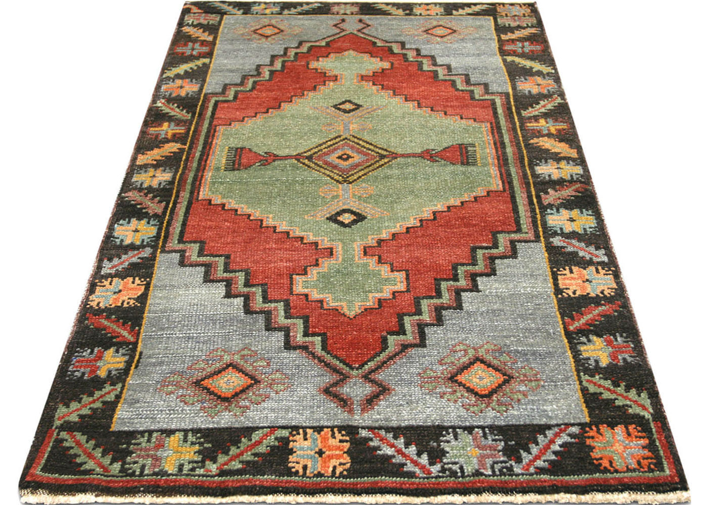 Vintage Turkish Oushak Rug - 2'8" x 4'2"