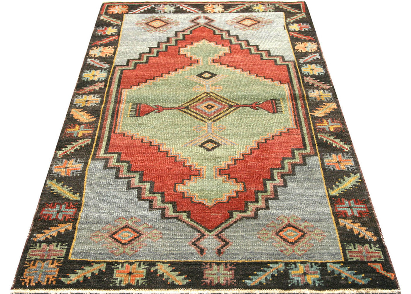Vintage Turkish Oushak Rug - 2'8" x 4'2"
