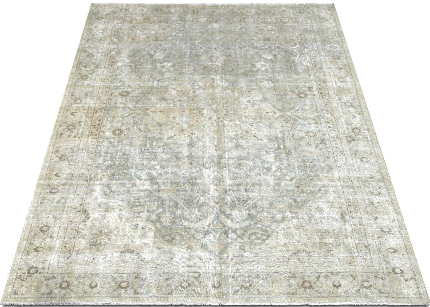 Semi Antique Persian Tabriz Rug - 8'3" x 11'9"