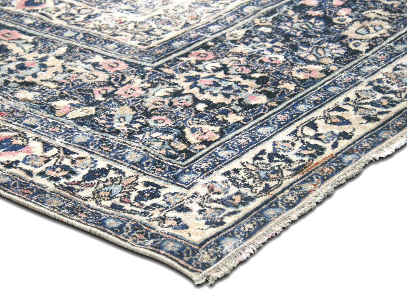 Semi Antique Persian Meshed Rug - 8'6" x 12'4"