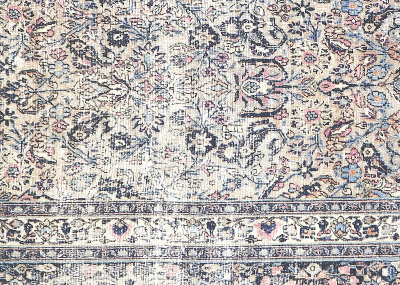 Semi Antique Persian Meshed Rug - 8'6" x 12'4"
