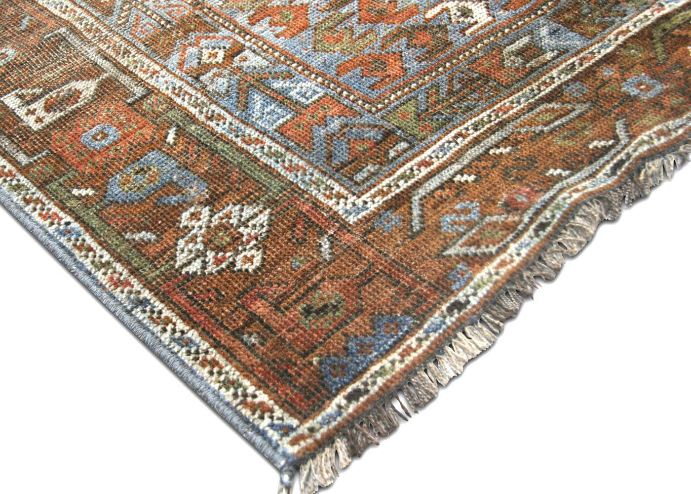 Semi Antique Persian Shiraz Rug - 6'9" x 10'