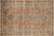 Semi Antique Persian Shiraz Rug - 6'9" x 10'