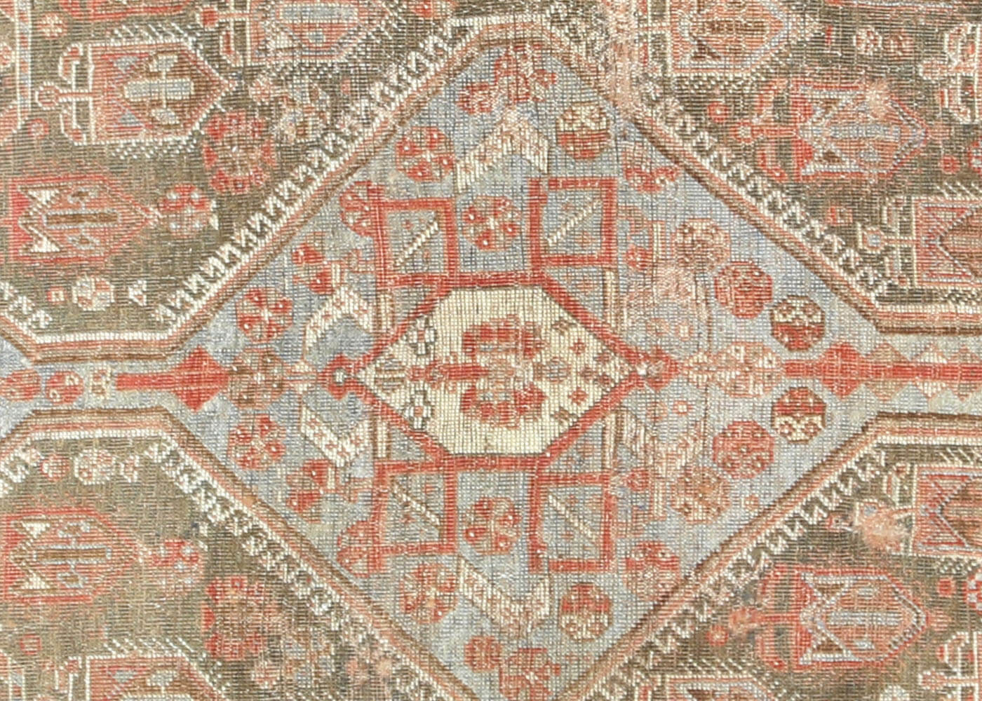 Antique Persian Shiraz Rug - 6'7" x 9'9"