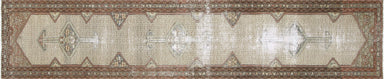 Semi Antique Persian Melayer Runner - 3'3" x 16'