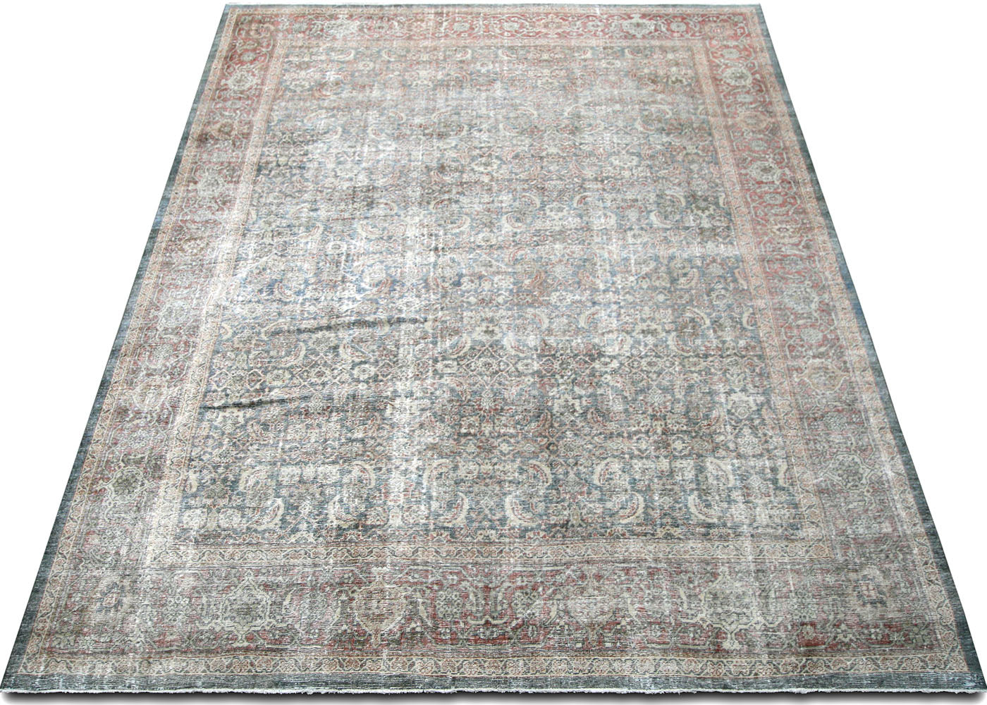 Semi Antique Persian Mahal Rug - 10'1" x 12'9"