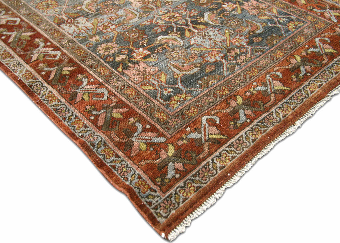 Semi Antique Persian Melayer Runner - 3'1" x 16'