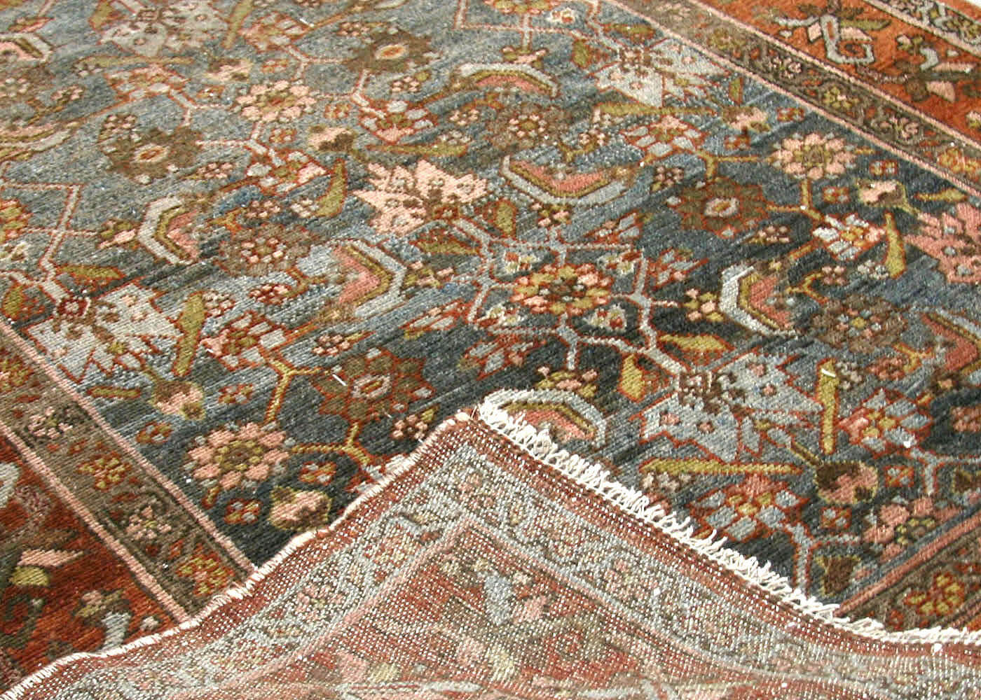 Semi Antique Persian Melayer Runner - 3'1" x 16'