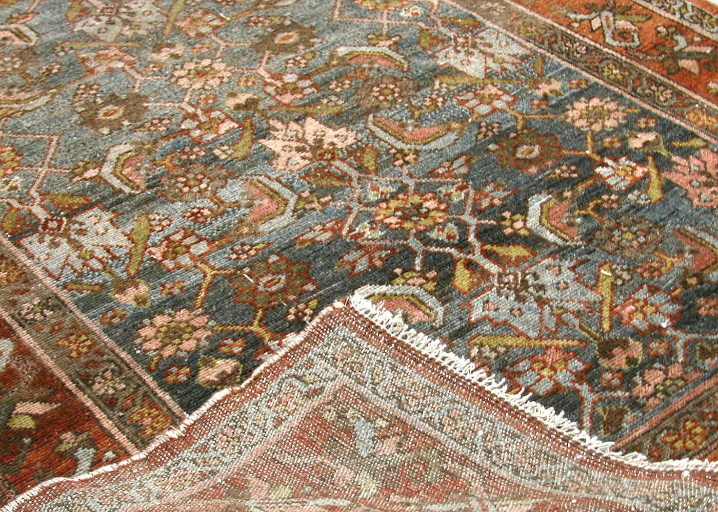 Semi Antique Persian Melayer Runner - 3'2" x 16'1"