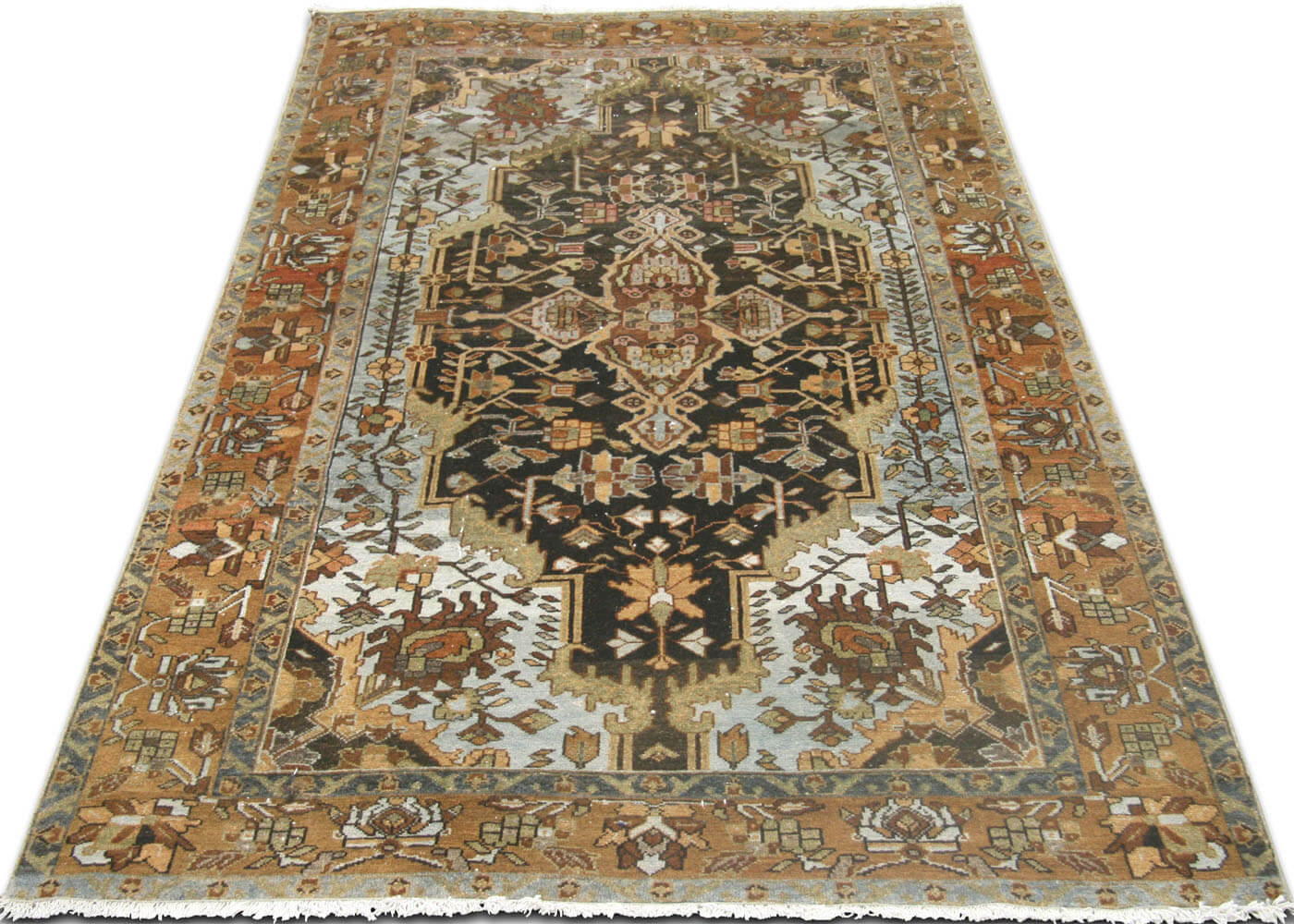 Semi Antique Persian Baktiari Rug - 4'7" x 7'5"