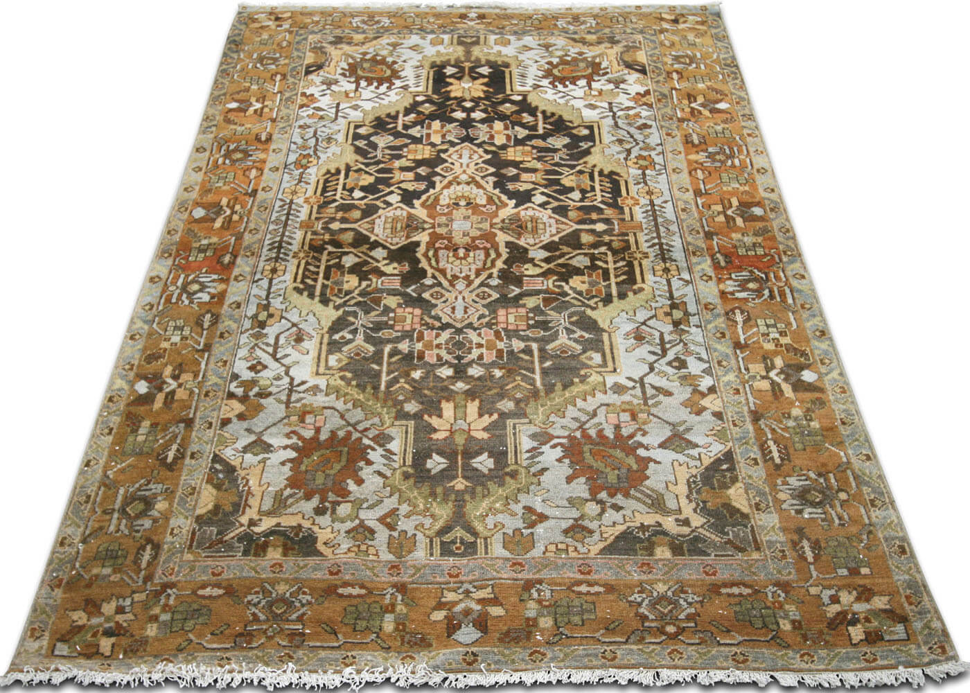 Semi Antique Persian Baktiari Rug - 4'7" x 7'5"