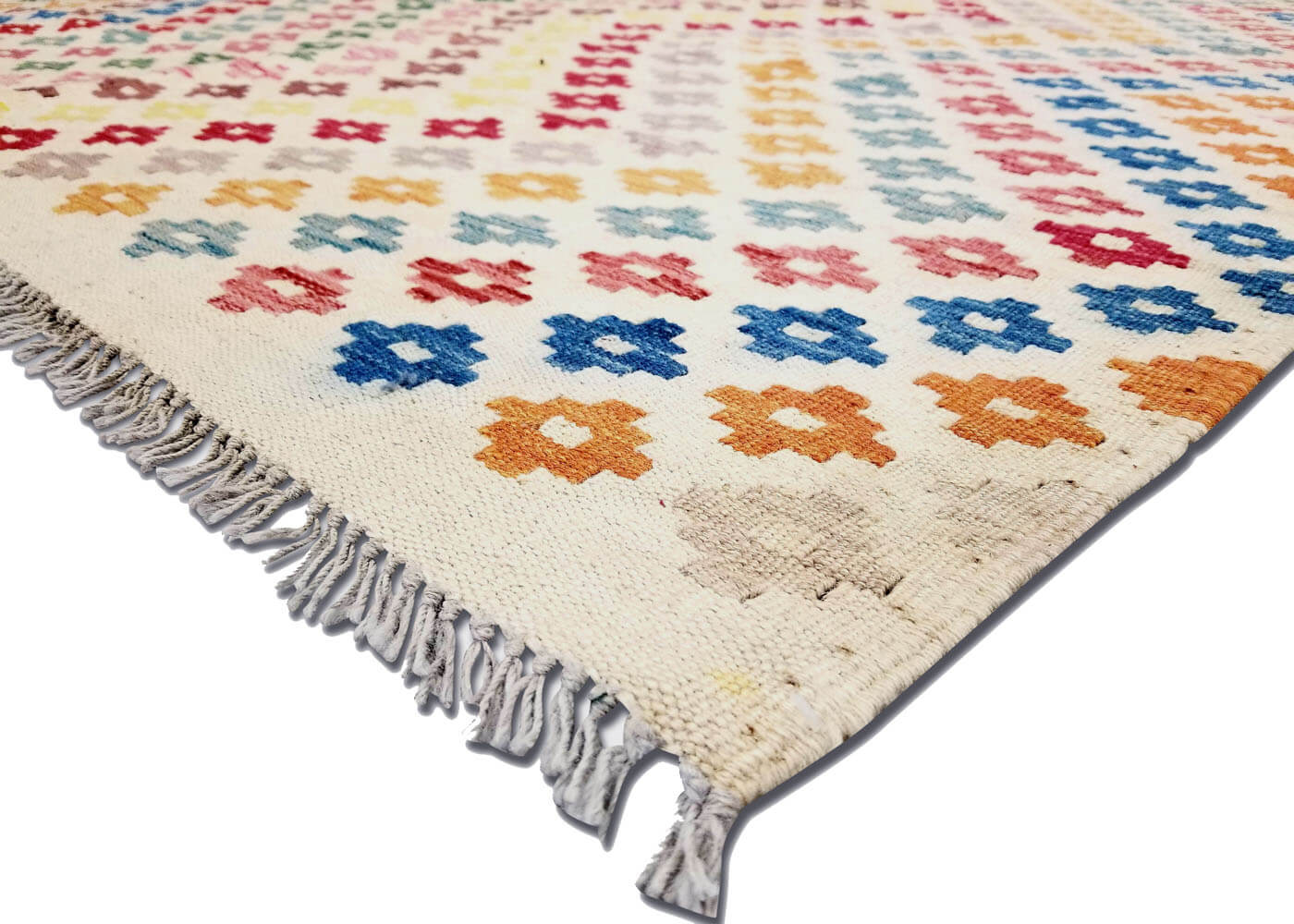 Vintage Afghan Maimana Kilim - 5'1" x 6'3"