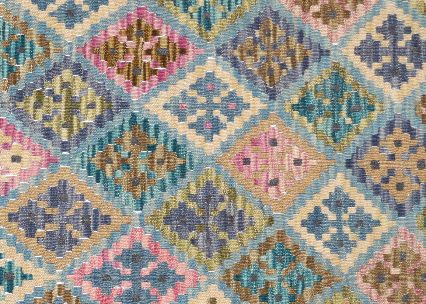 Vintage Afghan Maimana Kilim - 4'2" x 5'5"