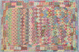 Recently Woven Afghan Maimana Kilim - 6'7" x 9'11"