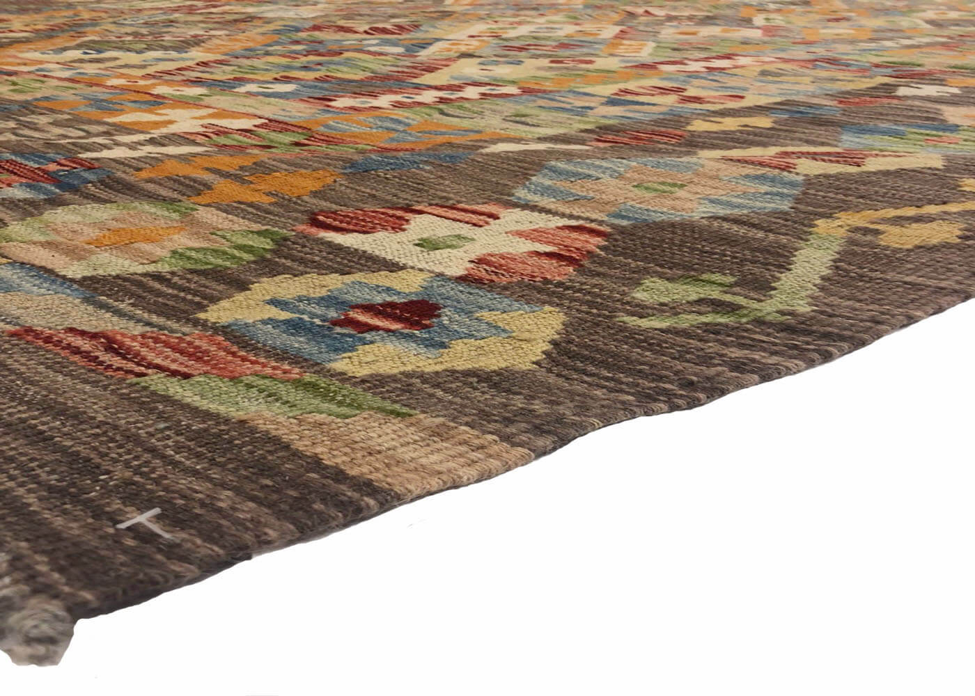 Vintage Afghan Maimana Kilim - 6'9" x 9'5"