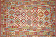 Recently Woven Afghan Maimana Kilim - 6'6" x 9'7"