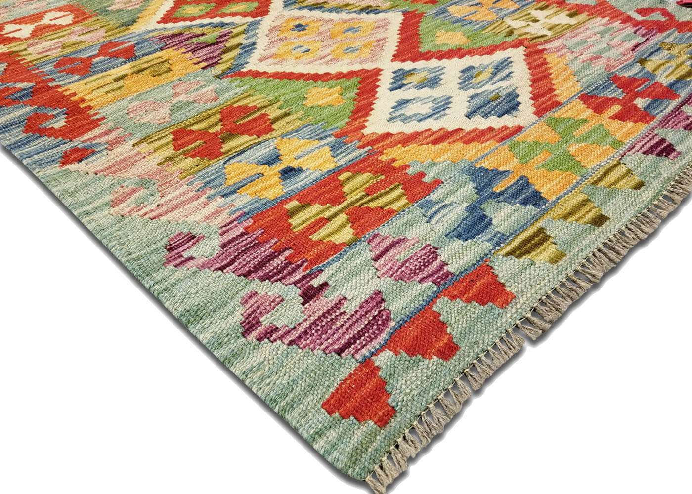Vintage Afghan Maimana Kilim - 2'9" x 4'