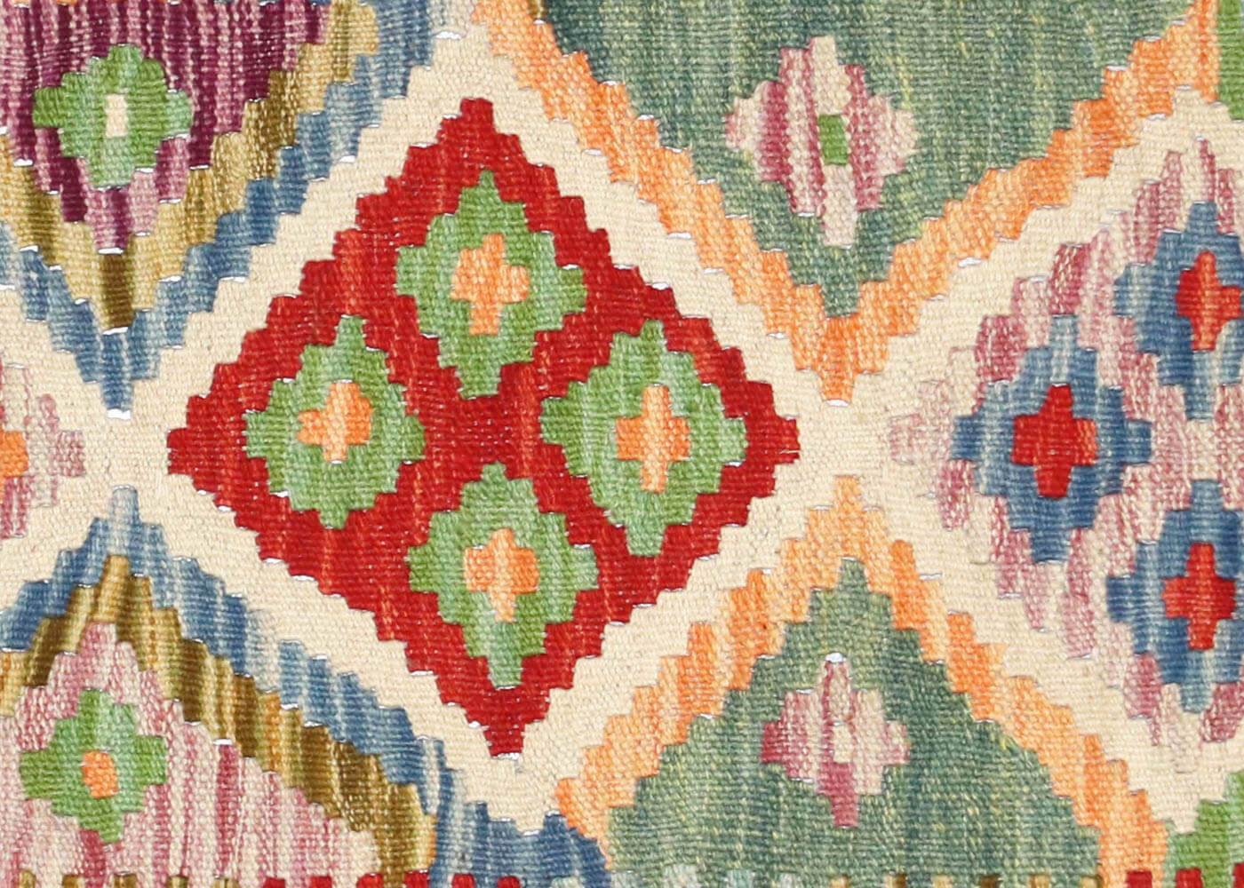 Vintage Afghan Maimana Kilim - 2'9" x 4'