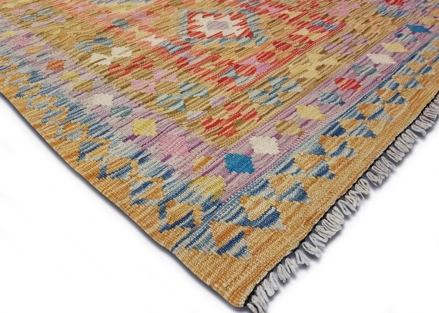 Vintage Afghan Maimana Kilim - 2'10" x 4'1"