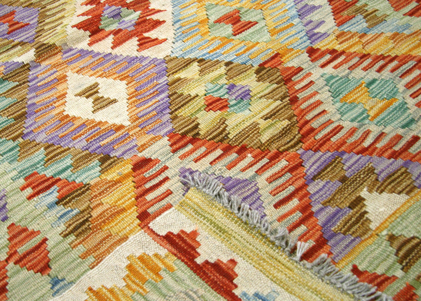 Vintage Afghan Maimana Kilim - 3'5" x 5'
