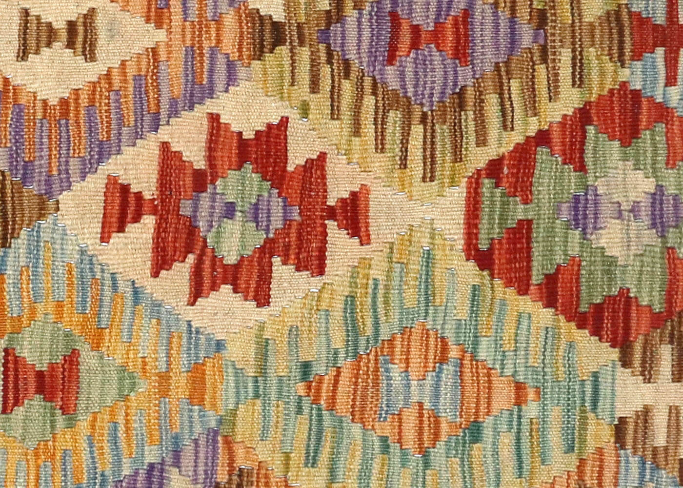 Vintage Afghan Maimana Kilim - 3'5" x 5'